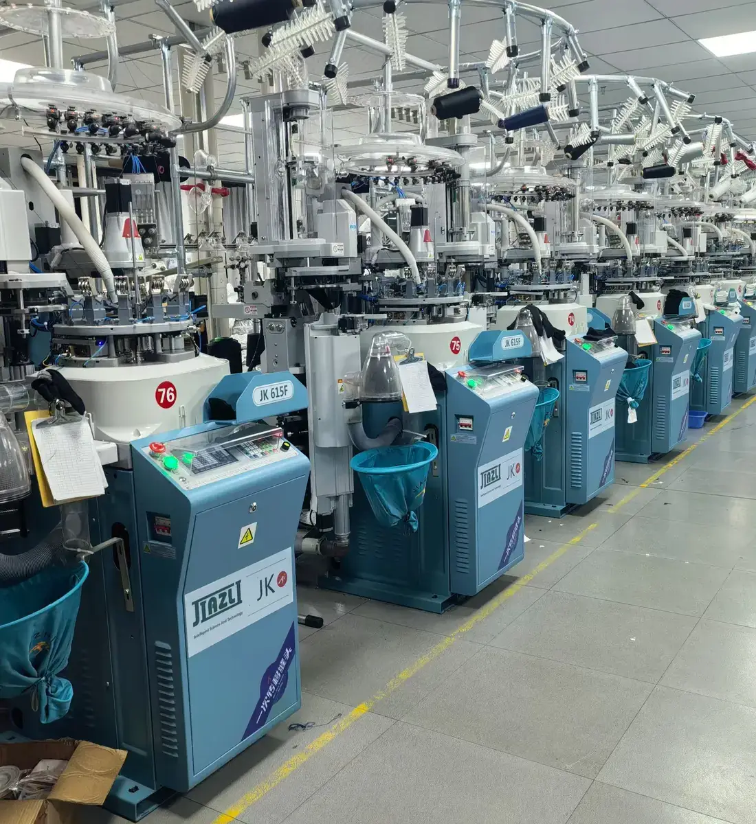 QYQ socks manufacturing workshop