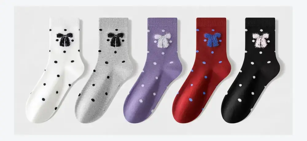 Patterned socks for ODM product development