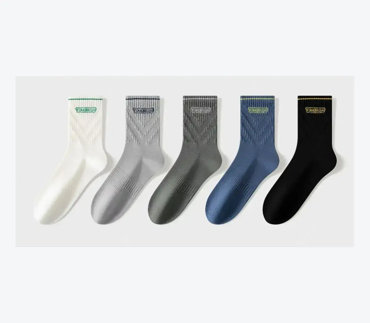 QYQ crew socks ready stock